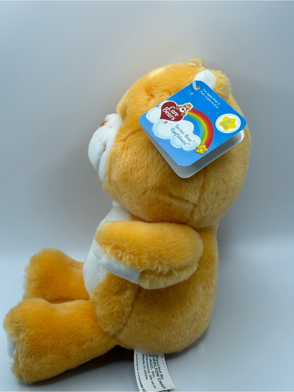 VTG 2003 Care Bears Secret Bear Carlton Cards Plush  NWT 20th Anniversary 13” - Picture 4 of 15